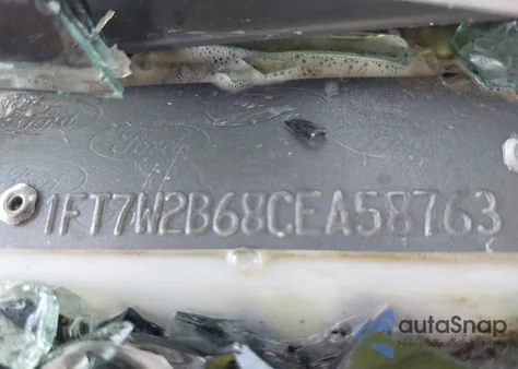 2012 Ford F-250 Xl из США, поврежденный, VIN 1FT7W2B68CEA58763